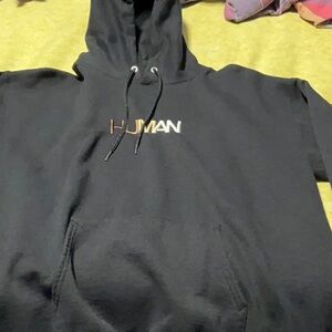 Black “HUMAN” hoodie